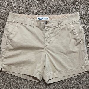 Old Navy Tan Cargo Shorts Versatile Cotton Blend